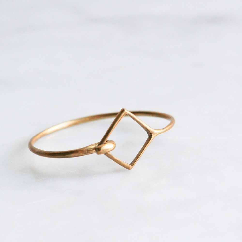 Simple Minimalist Brass Bracelet
